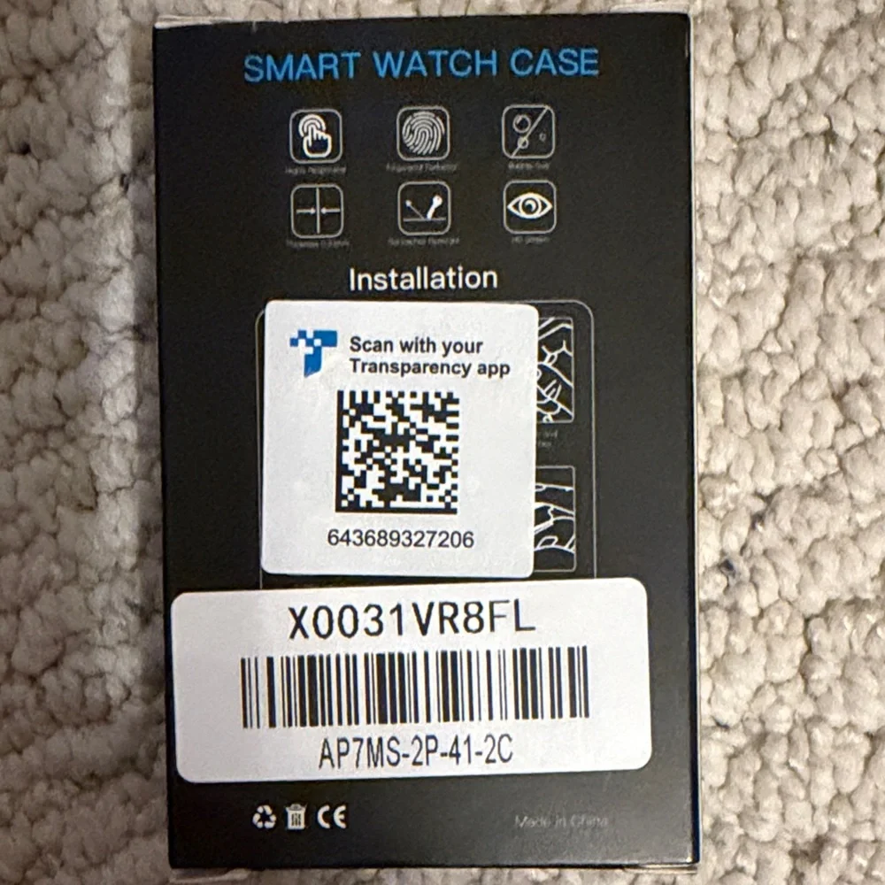 IWatch Smart Watch Protective Case - Clear